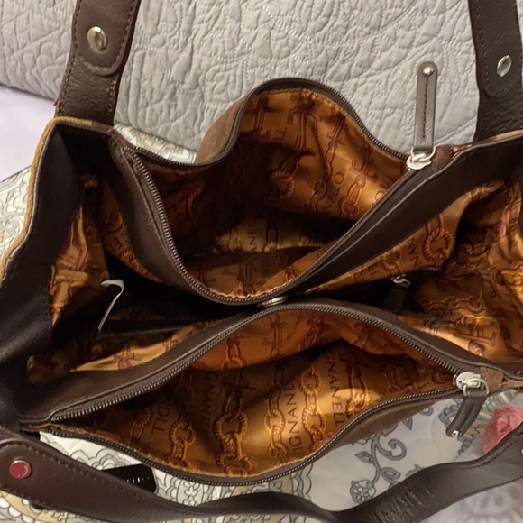 🍂Tignanello 2-toned Suede Hobo 🍂 - Picture 5 of 10